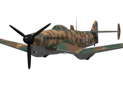Loire Nieuport LN411 3D model