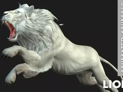 Lion A2 Free 3D model