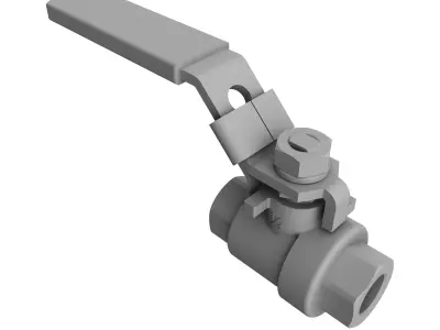 valve Low-poly 3D model