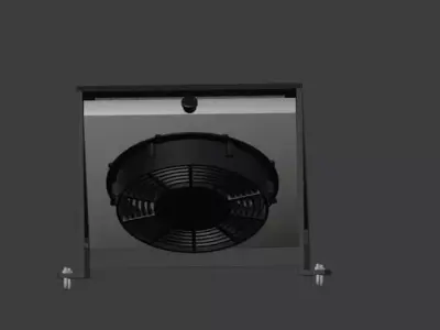 Radiator Relocation Kit 3D model