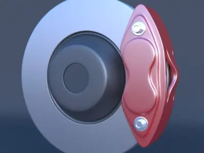 Mercedes Benz Brakes 3D model