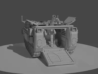 IDF Cardom Mortar 3D print model