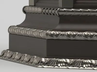 Clock 02 Historic 3D model