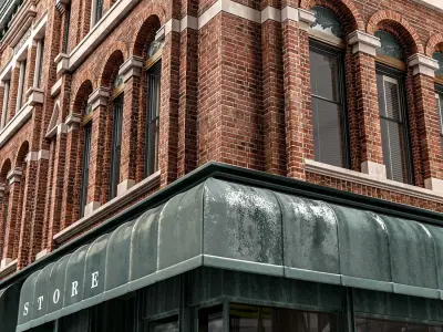 brick building 3D model