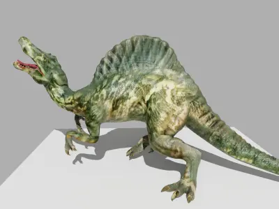 Spinosaurus Dinosaur Low-poly 3D model