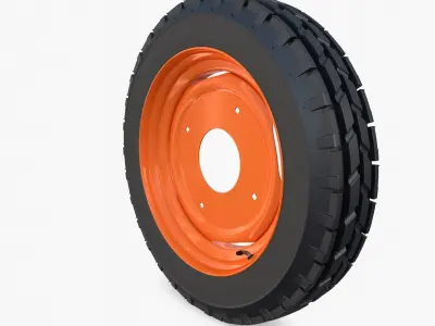 Full Tractor wheel v1 3D model