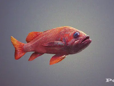 Red Fish 3D model