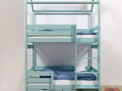 LW7 - Mint KidsBunk Free 3D model