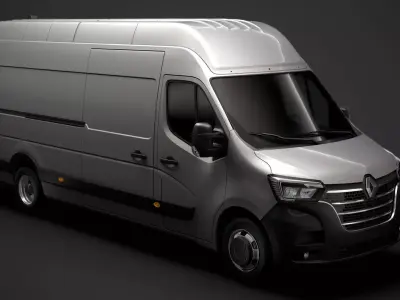 Renault Master L4H3 Van 2020 3D model