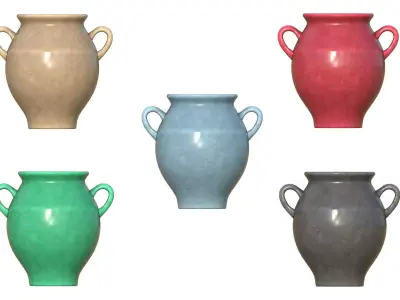 Indoor Outdoor Vase Free low-poly 3D model