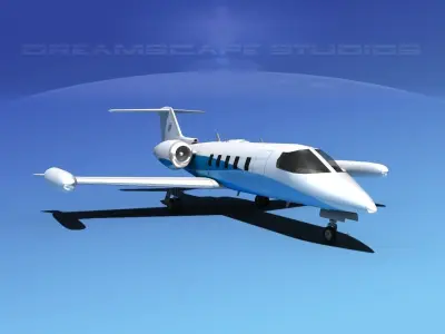Gates Bombardier Learjet 35 V02 3D model