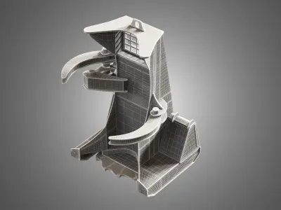 CFB16 - Spare Part for JCB Skid Steer Loader 3D model 3D model