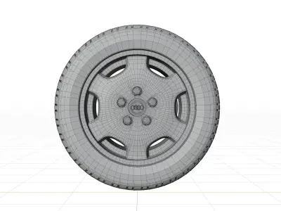 Audi 100 C4 Sedan 1991 Wheel 3D model