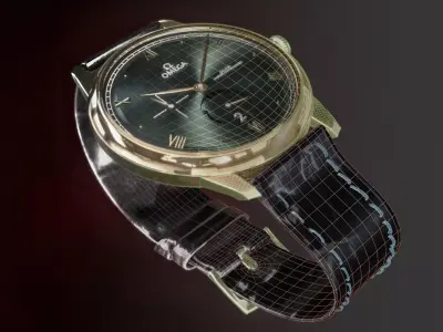 Realistic Omega Watch 3D model