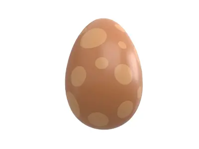Dinosaur Egg v1 006 Low-poly 3D model