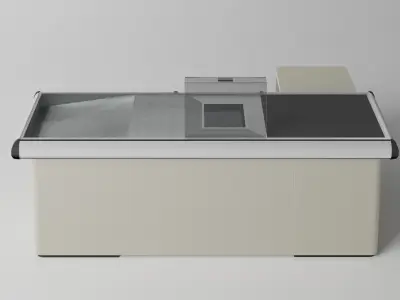 Cashier desk Free 3D model