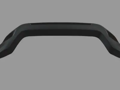 Front Bumper Range Rover Evoque Low-poly 3D model