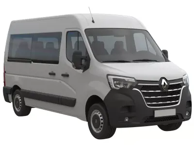 Renault Master 2020 Minibus L2H2 3D model