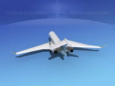 Global Express 8000 V12 3D model