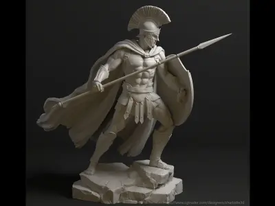Roman Gladiator 3D print model