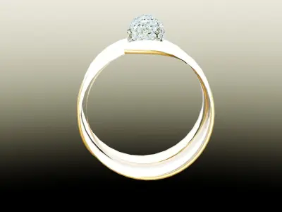 diamond ring  3D model