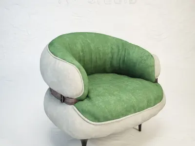 DIESEL Chubby Chic armchair by Moroso Free 3D model
