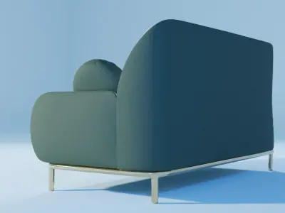 Se Beetley Sofa Free 3D model