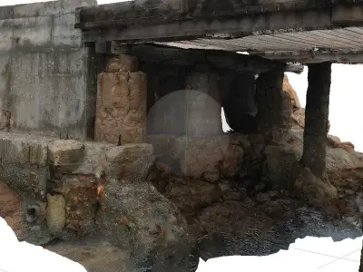 Old wooden Pier 3D model