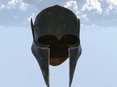 Fantasy Helmet knight 3D model