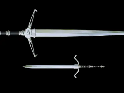 Swords and Knife Pack 16 Models Low-poly 3D model