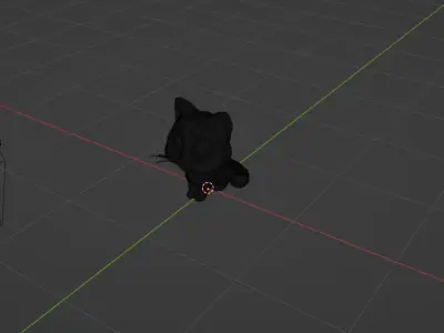 Cute Cat Low-poly 3D model