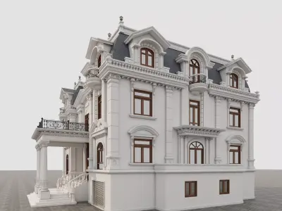 Classical style Villa 3D model