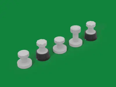 Airbus A380 - FCU knob 3D print model