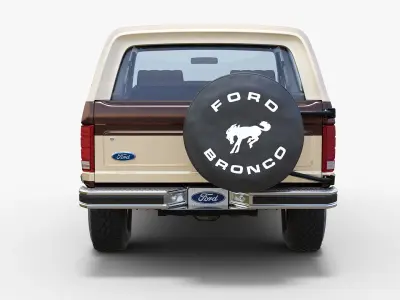 1986 Ford Bronco XLT 3D model purchase