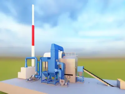 Boiler 3D model