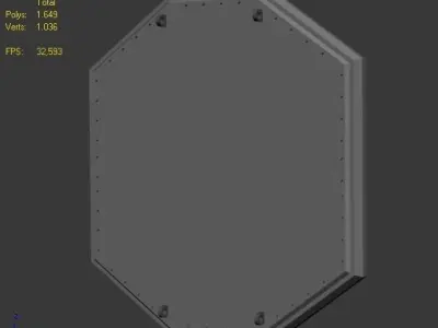 3D SPY 1D RADAR 3D model