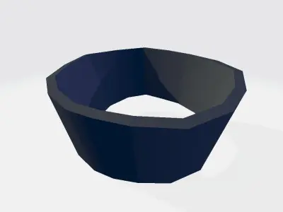 Right Leg Military Band Wrap Low-poly 3D model