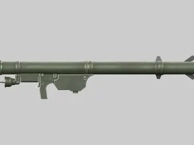 Missile Launcher Low-poly 3D model