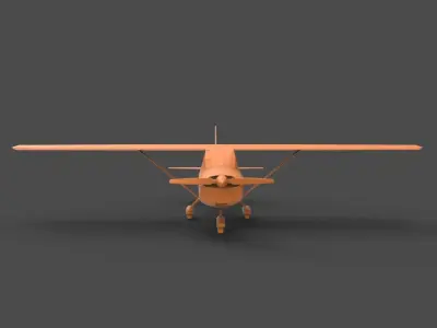 Cessna 170 3D print model