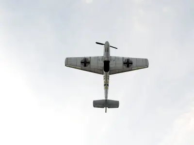 Messerschmitt Bf 109 Low-poly 3D model