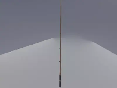 Fishing Rod Game Ready Free low-poly 3D model
