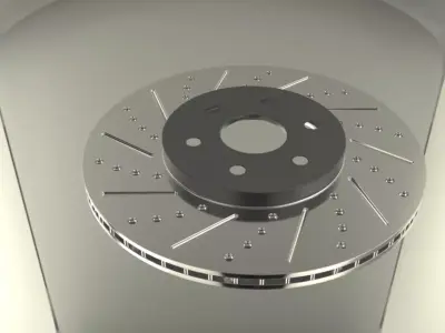 Brake disc 3D model