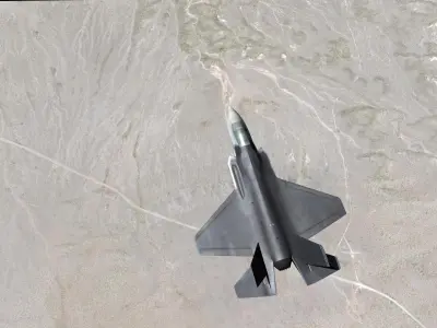 F35 fighter 3D model