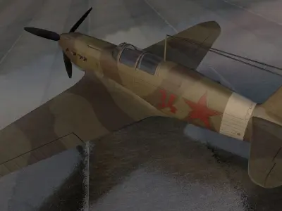 Yakovlev Yak-7 3D model