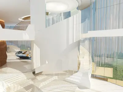 The Hotel Lobby 7 3D model