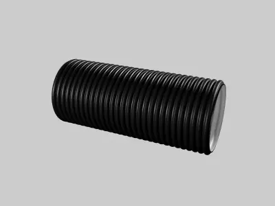 Corrugated drainage pipes KORSYS 3D model