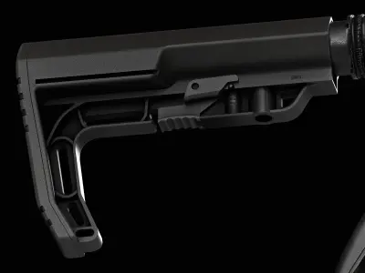 MFT Battlelink Minimalist Stock Low-poly 3D model