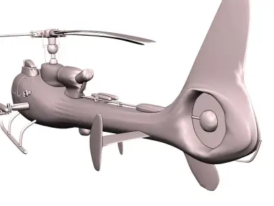 Military Utility Helicopter 3D Print Model 3D print model