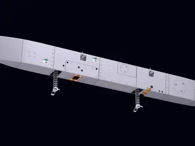 Ventral Pylon for Meteor Missile 3D model