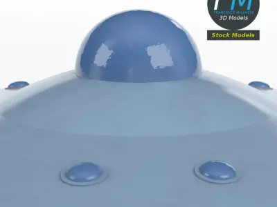 Flying saucer 2 3D model